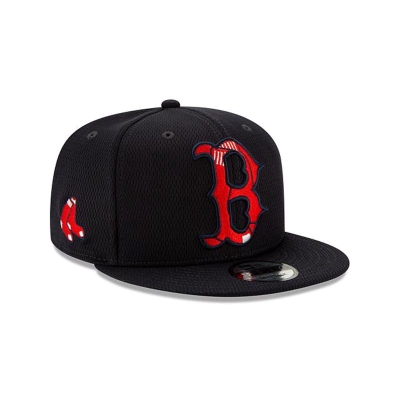 Boston Red Sox Gorra | New Era MLB Batting Practice 9fifty Snapback Cap Mexico - Azules